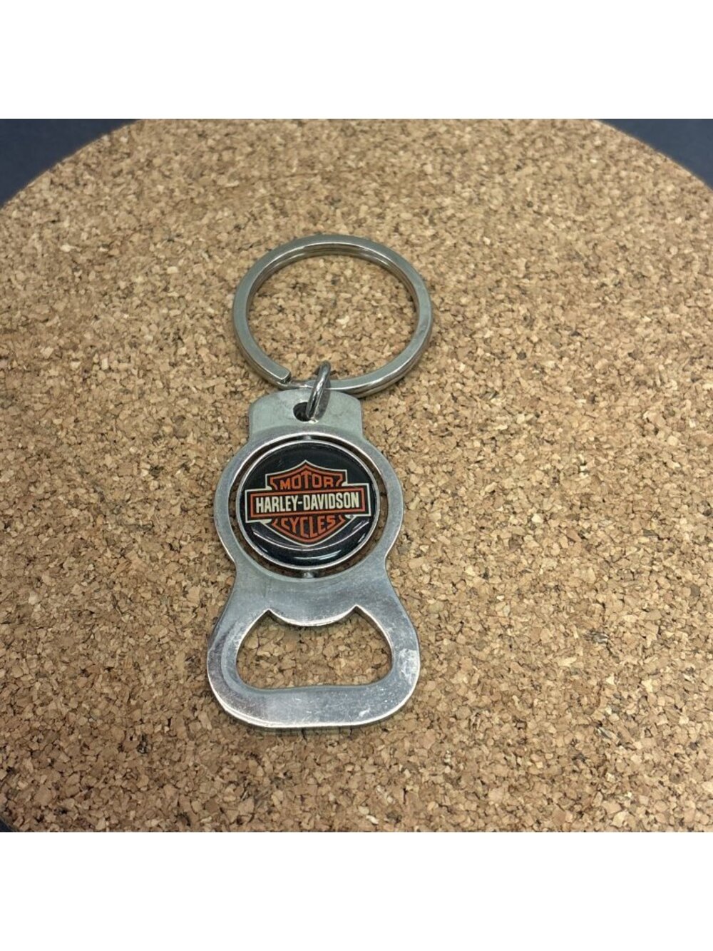 VINTAGE BOTTLE Opener Beer Themed - MGD Harley Davidson